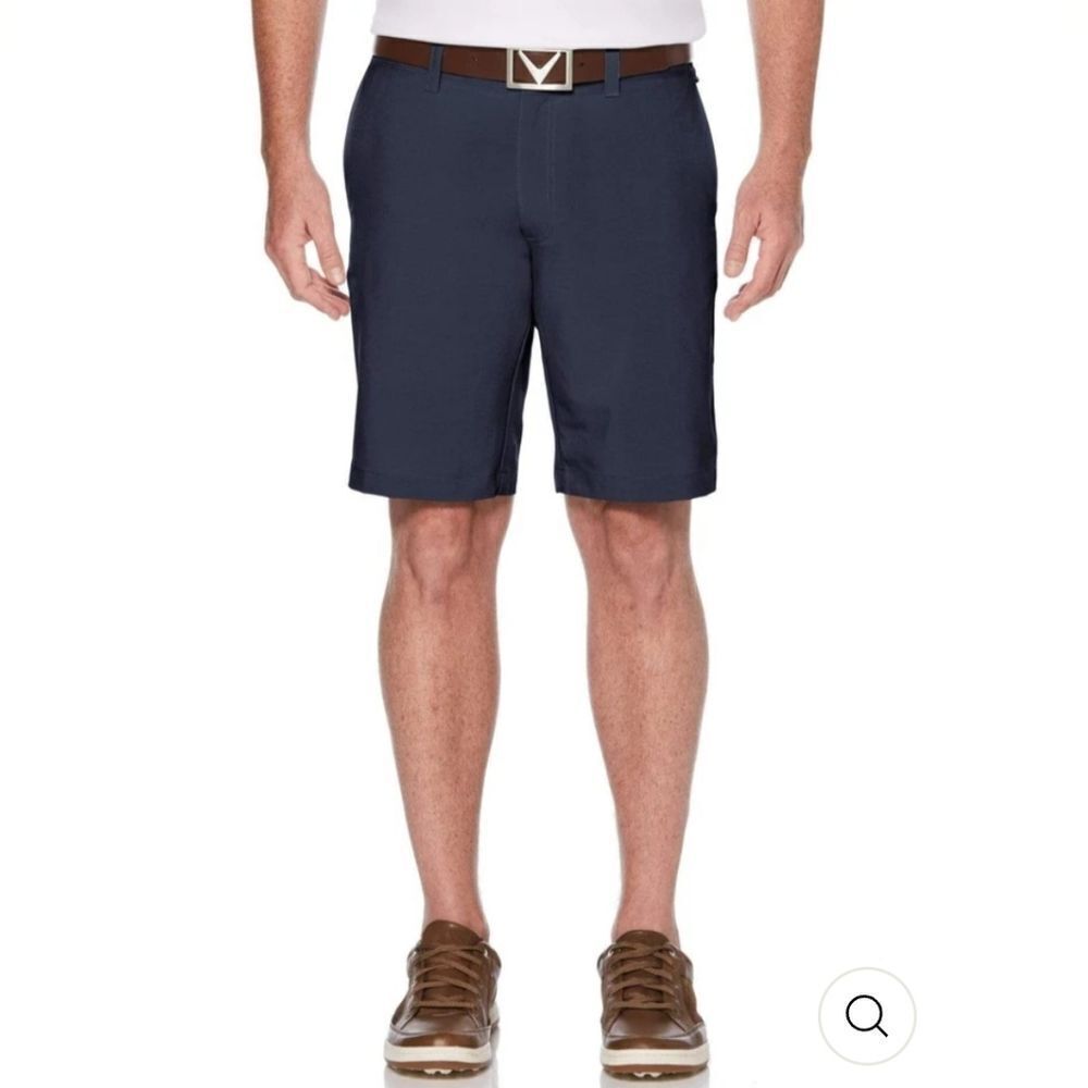 Callaway Men's Black Plaid Golf Shorts